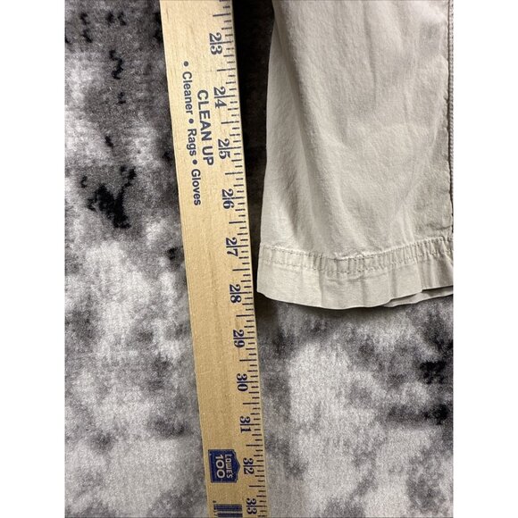 Chicos Pants Womens‎ Size 34x28 Light Beige Cargo Double Button Comfort - Picture 7 of 14